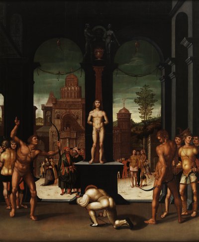 El martirio de San Sebastián de Georg Pencz